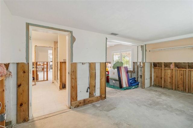 miscellaneous room featuring concrete floors