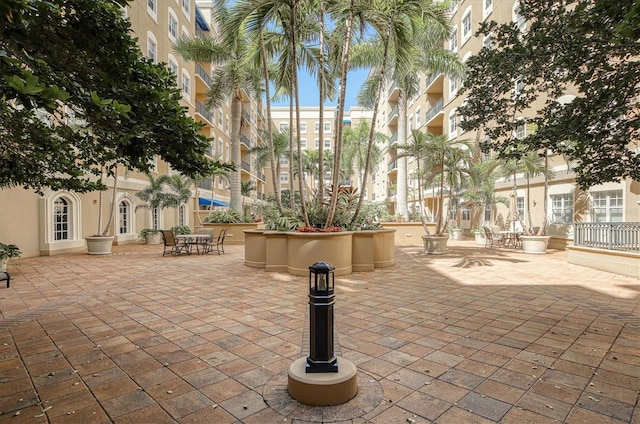 view of home's community with a patio