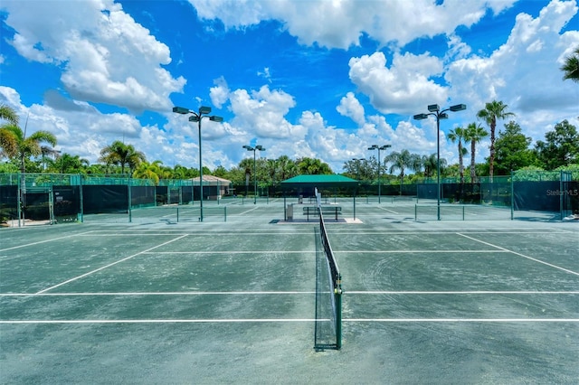 view of sport court