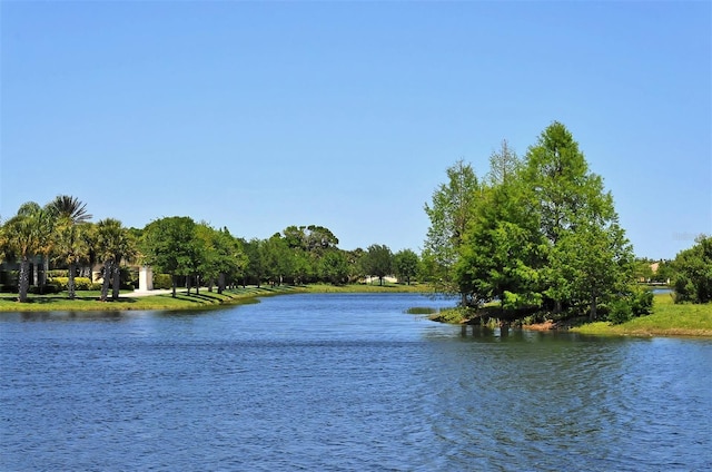 property view of water