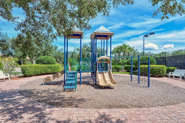 view of play area