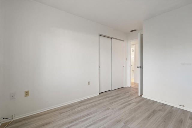 interior space featuring light hardwood / wood-style flooring