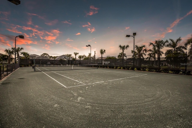 view of tennis court