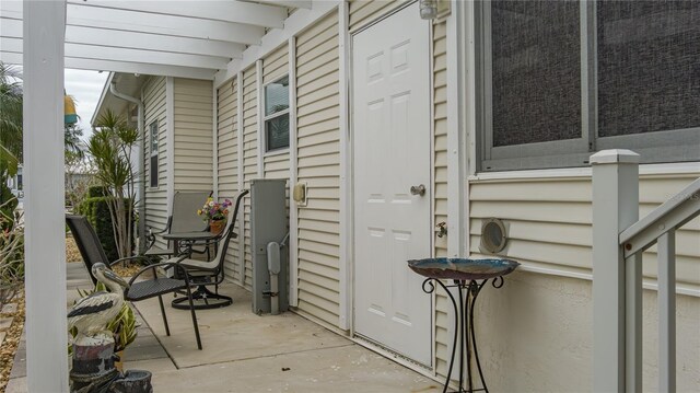 view of patio