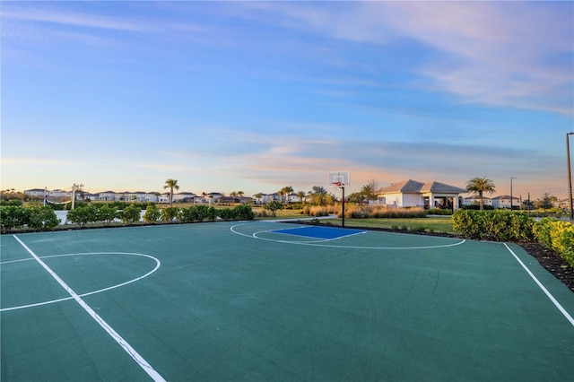 view of sport court