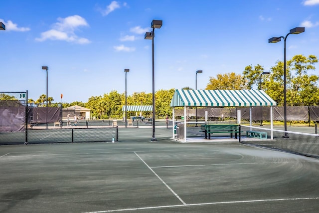 view of sport court