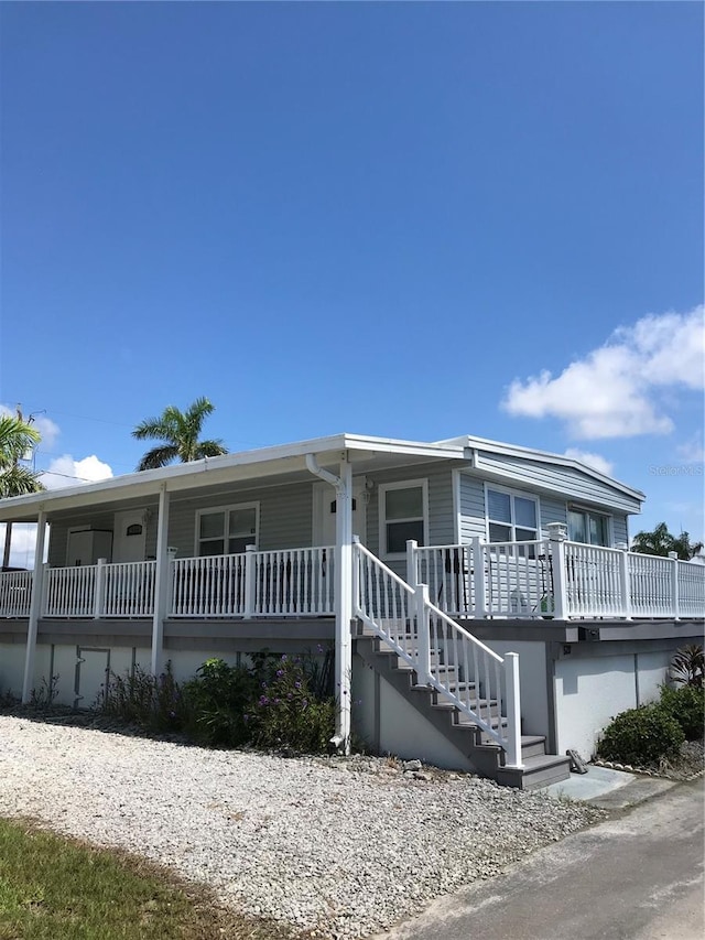 view of front of home