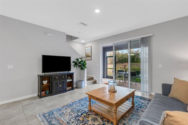 view of living room