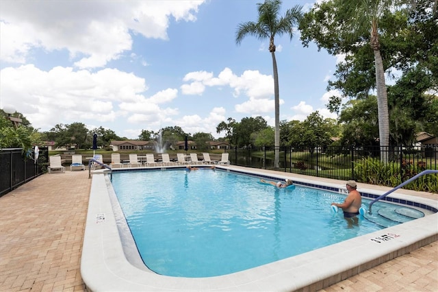 view of pool