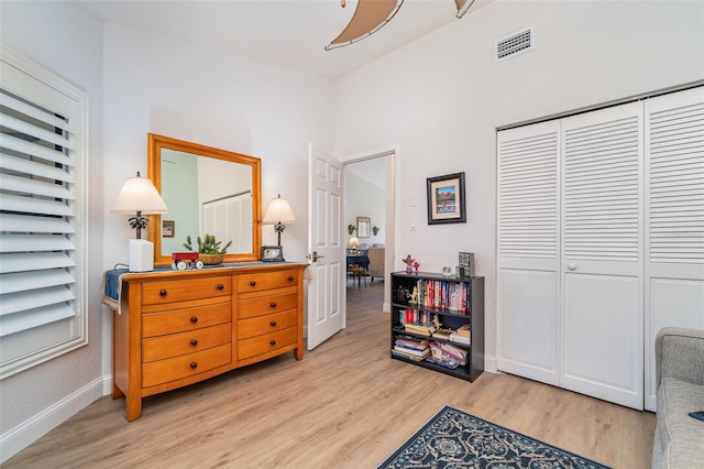 interior space featuring light hardwood / wood-style flooring