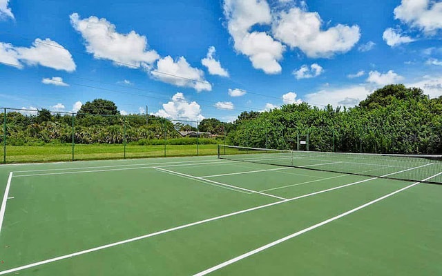 view of sport court