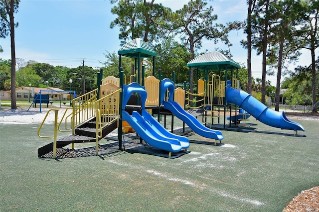 view of communal playground