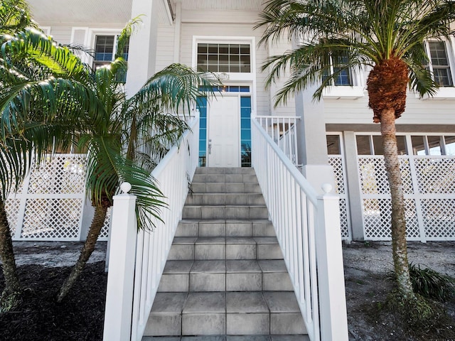 view of staircase