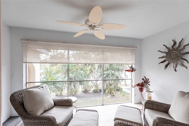 145 Avenida Messina Unit 3, Sarasota, FL 34242 - interior space featuring ceiling fan