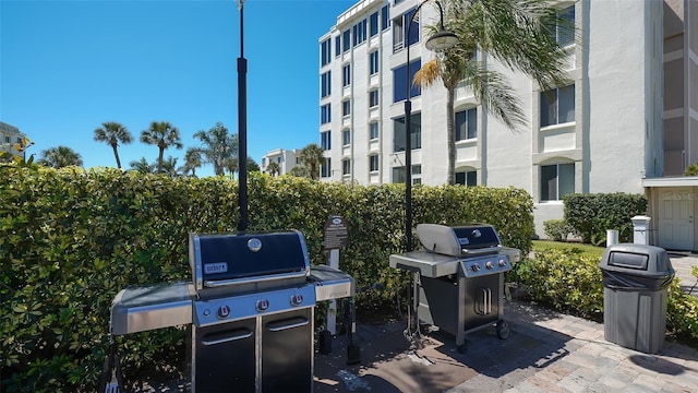 view of patio / terrace featuring area for grilling