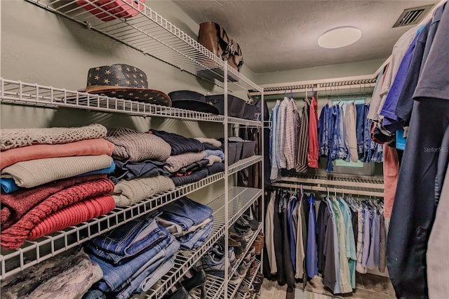 view of spacious closet