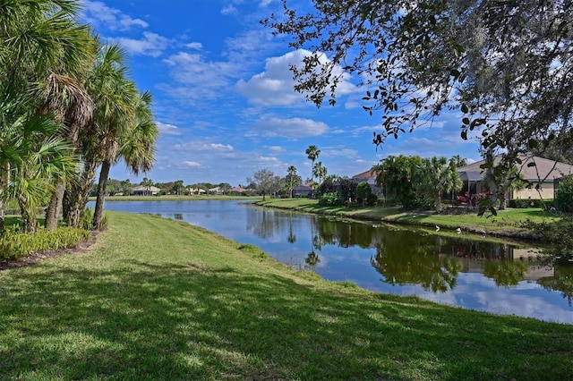 view of water feature