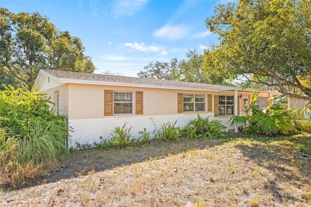 view of ranch-style house