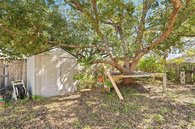 view of outbuilding