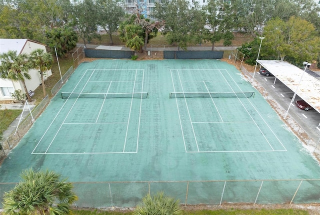 view of sport court