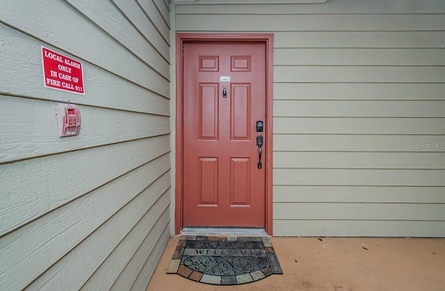 view of property entrance