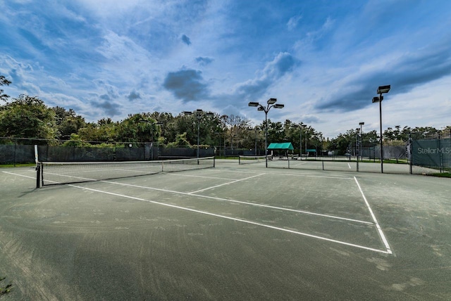 view of sport court