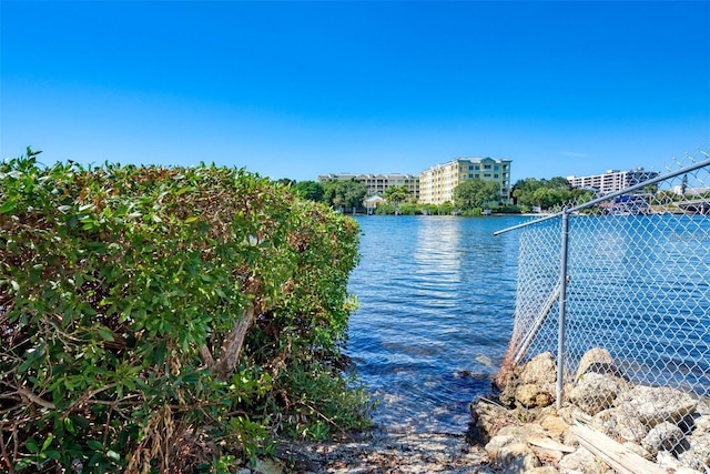 property view of water