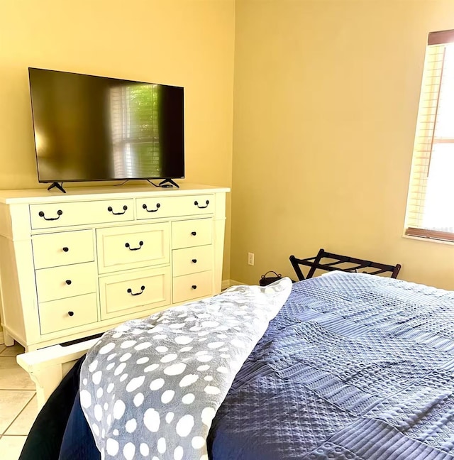 view of tiled bedroom