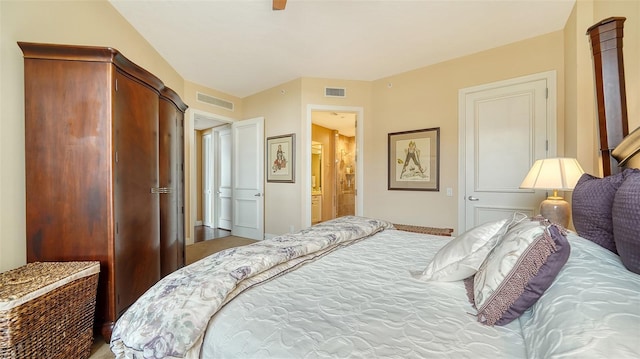 bedroom featuring ensuite bathroom