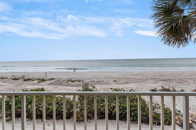 water view featuring a view of the beach