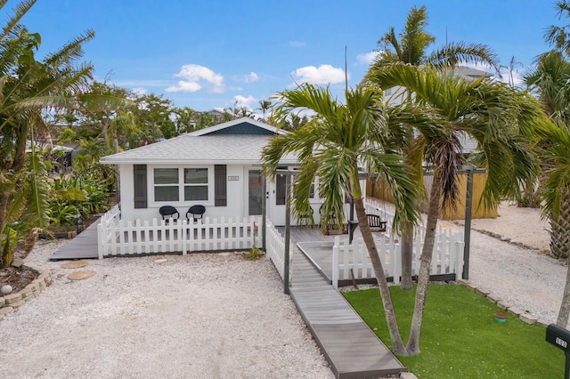 view of bungalow-style home