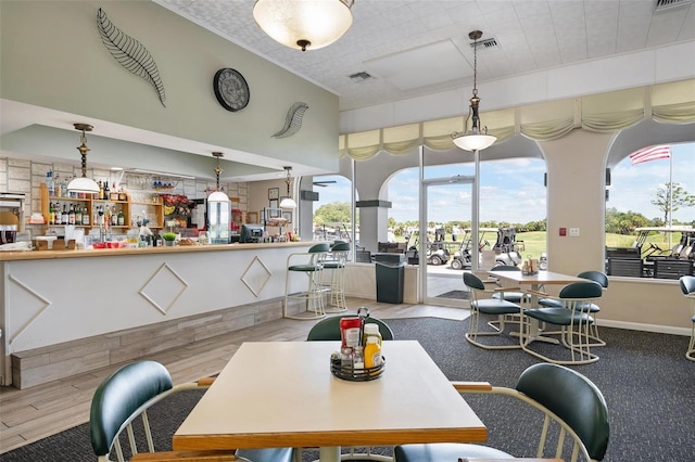 view of dining room