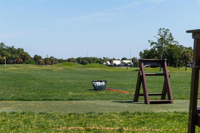 surrounding community featuring a yard