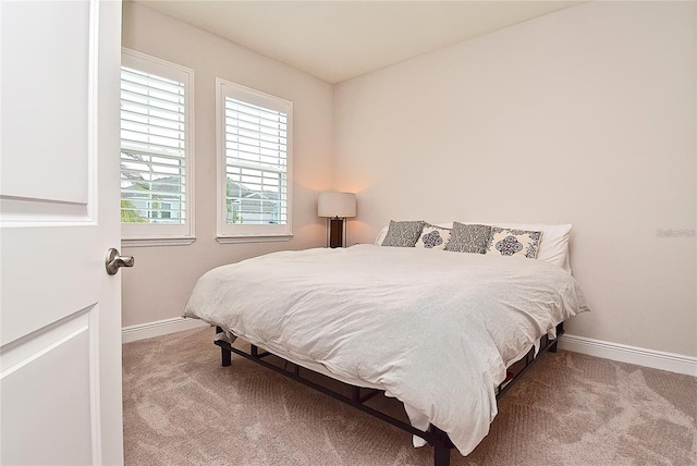 bedroom featuring carpet floors