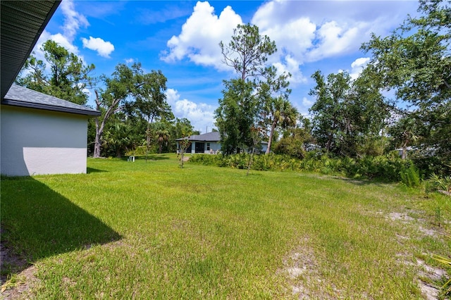 view of yard