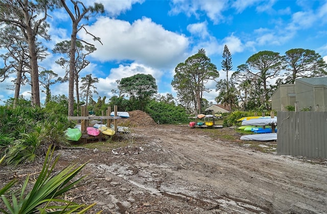 view of yard featuring a playground