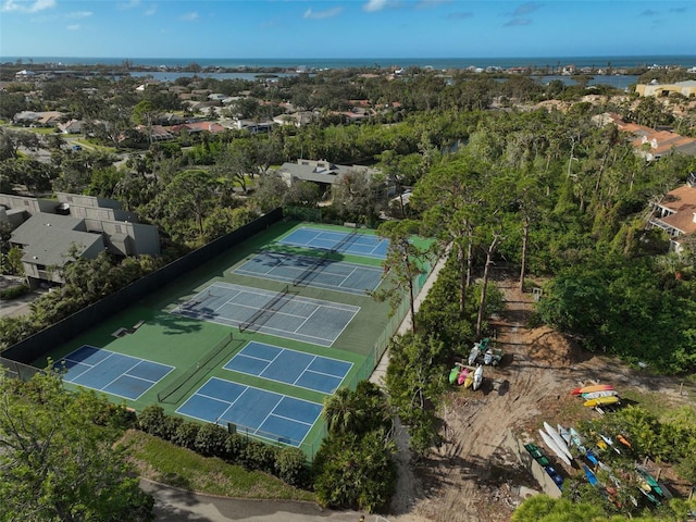 304 Pine Run Dr, Osprey, FL 34229 - aerial perspective of suburban area featuring a tree filled landscape