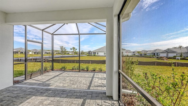 sunroom featuring plenty of natural light