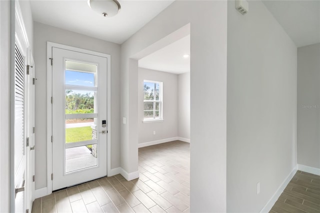 view of entrance foyer