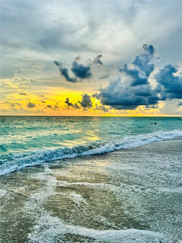 water view featuring a view of the beach