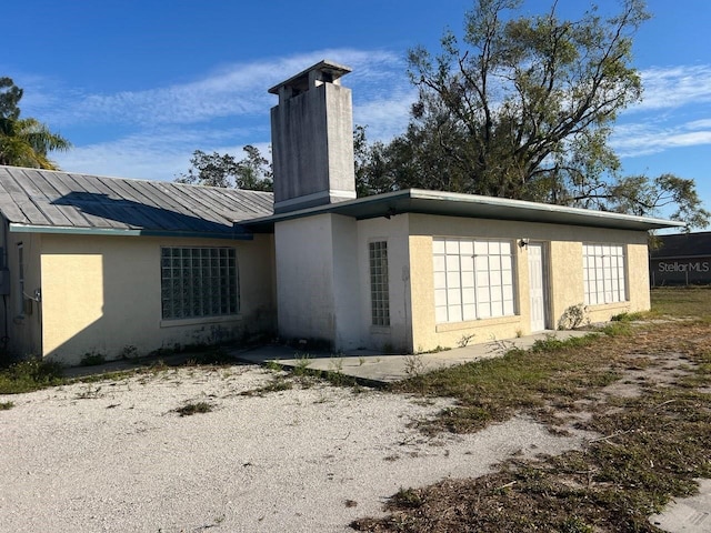 view of back of property