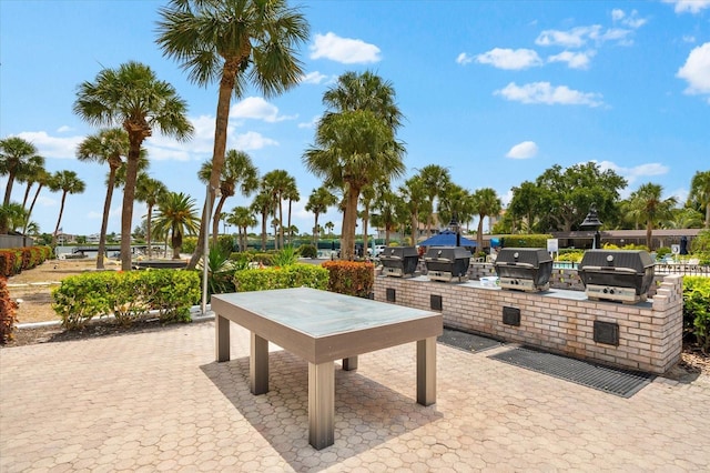 surrounding community featuring exterior kitchen