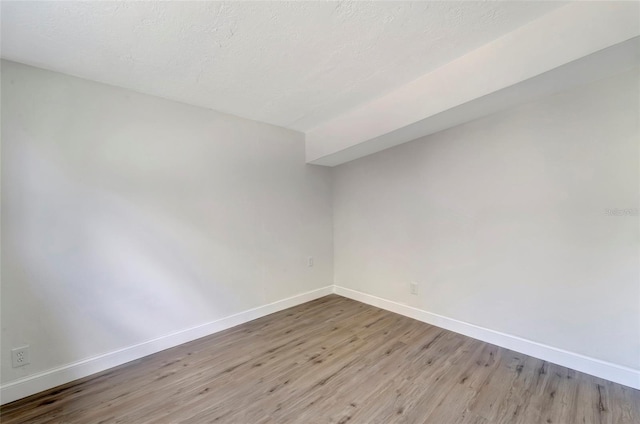 empty room featuring light hardwood / wood-style flooring