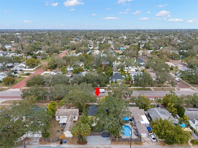 4536 1st Ave N, Saint Petersburg, FL 33713 - bird's eye view with a residential view