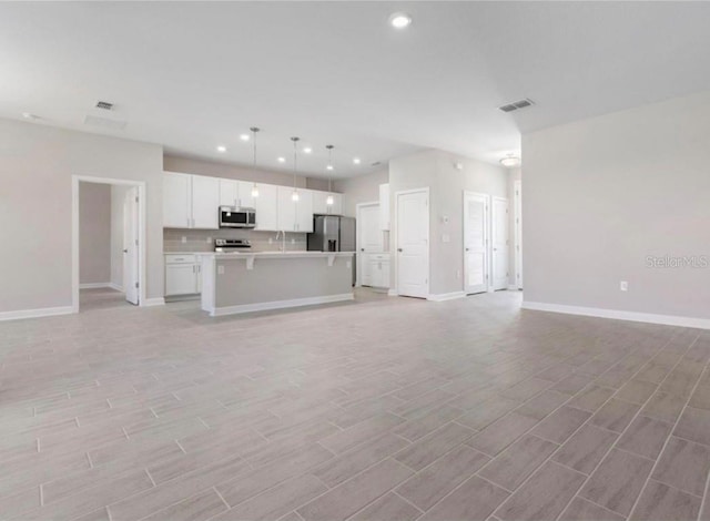 view of unfurnished living room