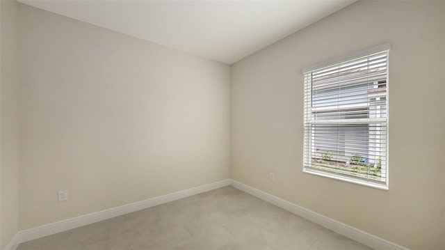 view of tiled empty room