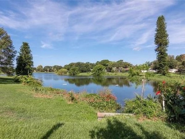 view of water feature