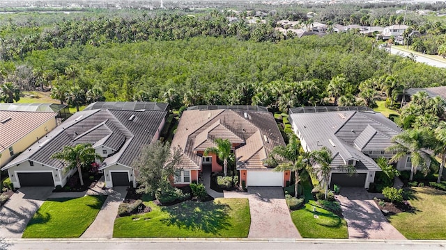 drone / aerial view featuring a residential view