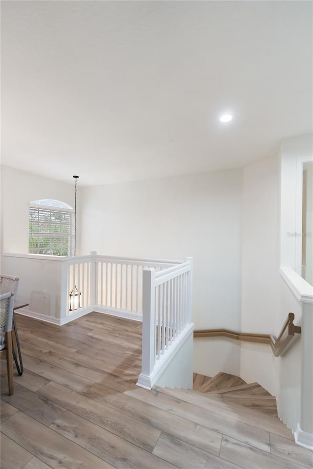 interior space featuring light hardwood / wood-style flooring