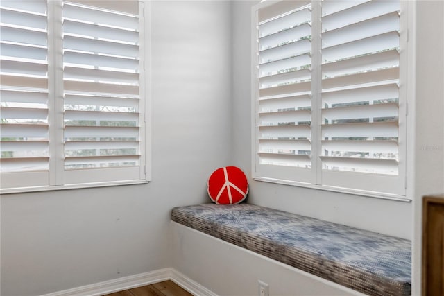 unfurnished bedroom featuring wood-type flooring